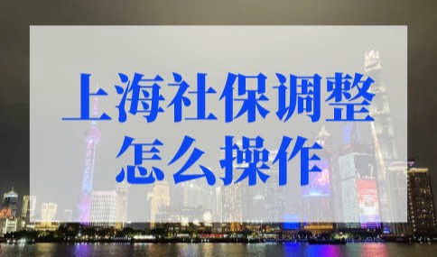上海社保调整基数怎么操作?上海社保自助经办平台操作流程