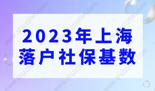 上海落户在线咨询：2023年上海落户社保基数缴纳费用预测来啦！
