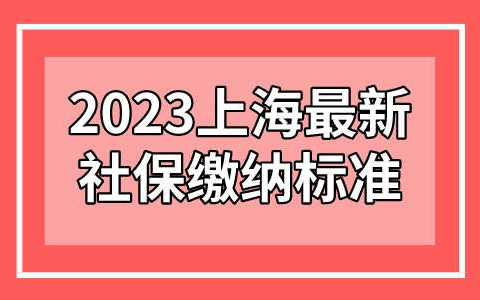 2023上海最新社保缴纳标准，附个人社保缴纳查询流程